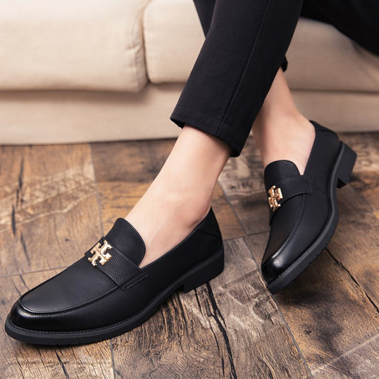 Hot Sale Slip-On Hand Made Italian Style Genuine Leather Oxford Mens Dress Shoes Wholesale