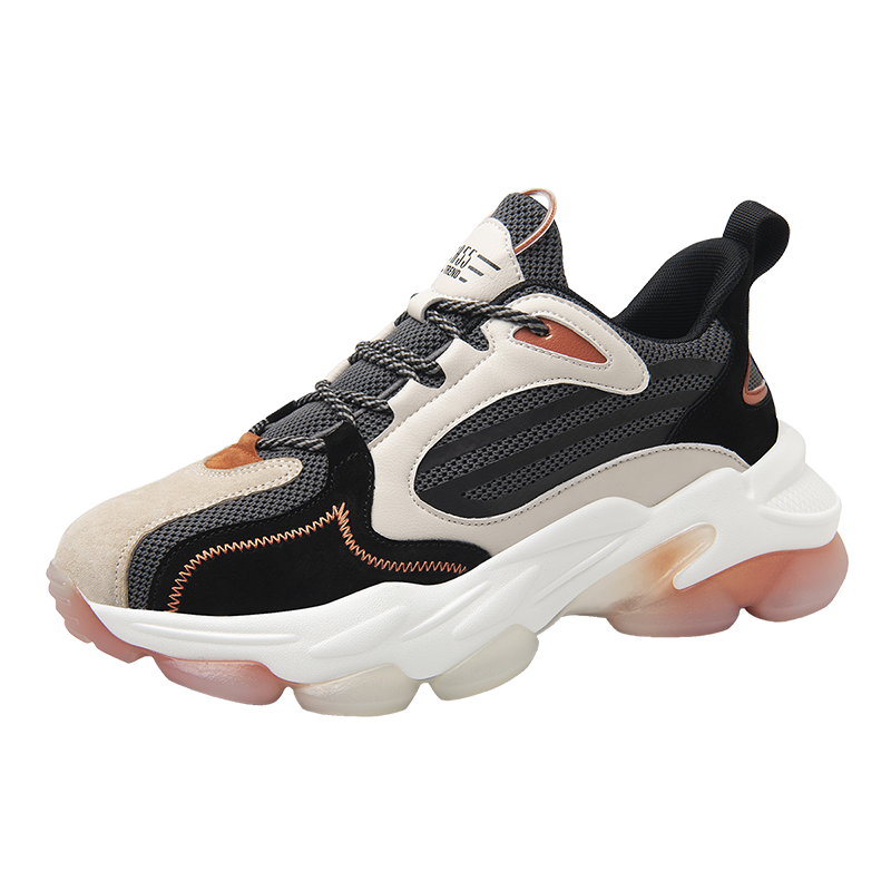 OEM Factory High Quality Autumn Winter High Top Sneakers Daddy Shoes Basketball Men Fashion Light Weight Shoes