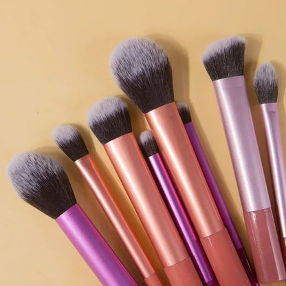 7/8pcs Makeup Brush Kit Soft Synthetic Hair Make Up Brushes Foundation Blush Eyeshadow Cosmetic Makeup Tools