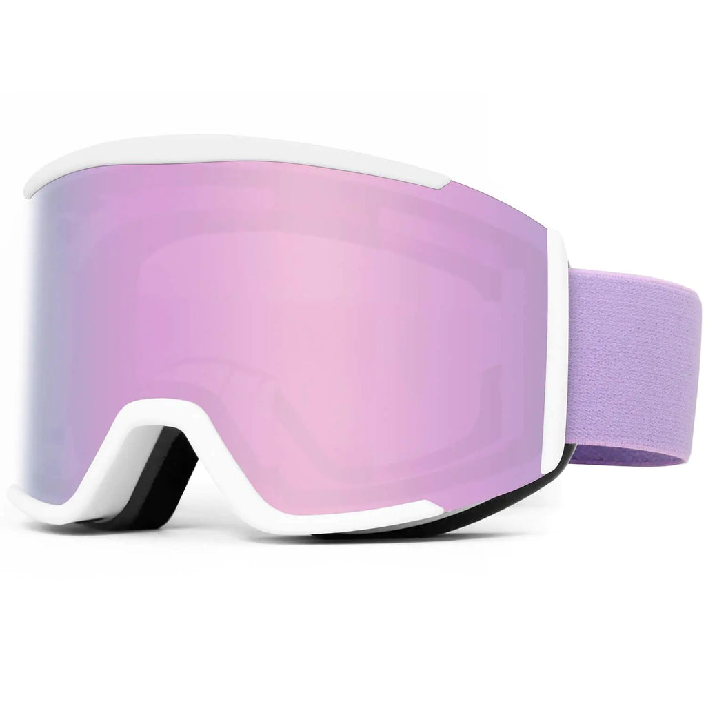 AVV OTG Ski Goggles for Men Women & Youth，Snow/Snowboard Goggles Anti Fog UV Protection